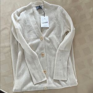 Maiyet Women's Cream Cardigan Sweater